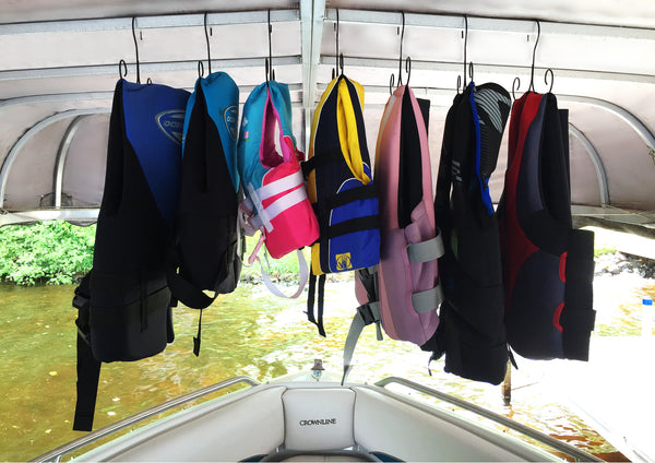 Life Jacket Hanger Dryer Set of 5 Hangers Boottique