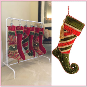 Free Standing Christmas Stocking Rack™ (includes 6 Boot Hangers) - Boottique