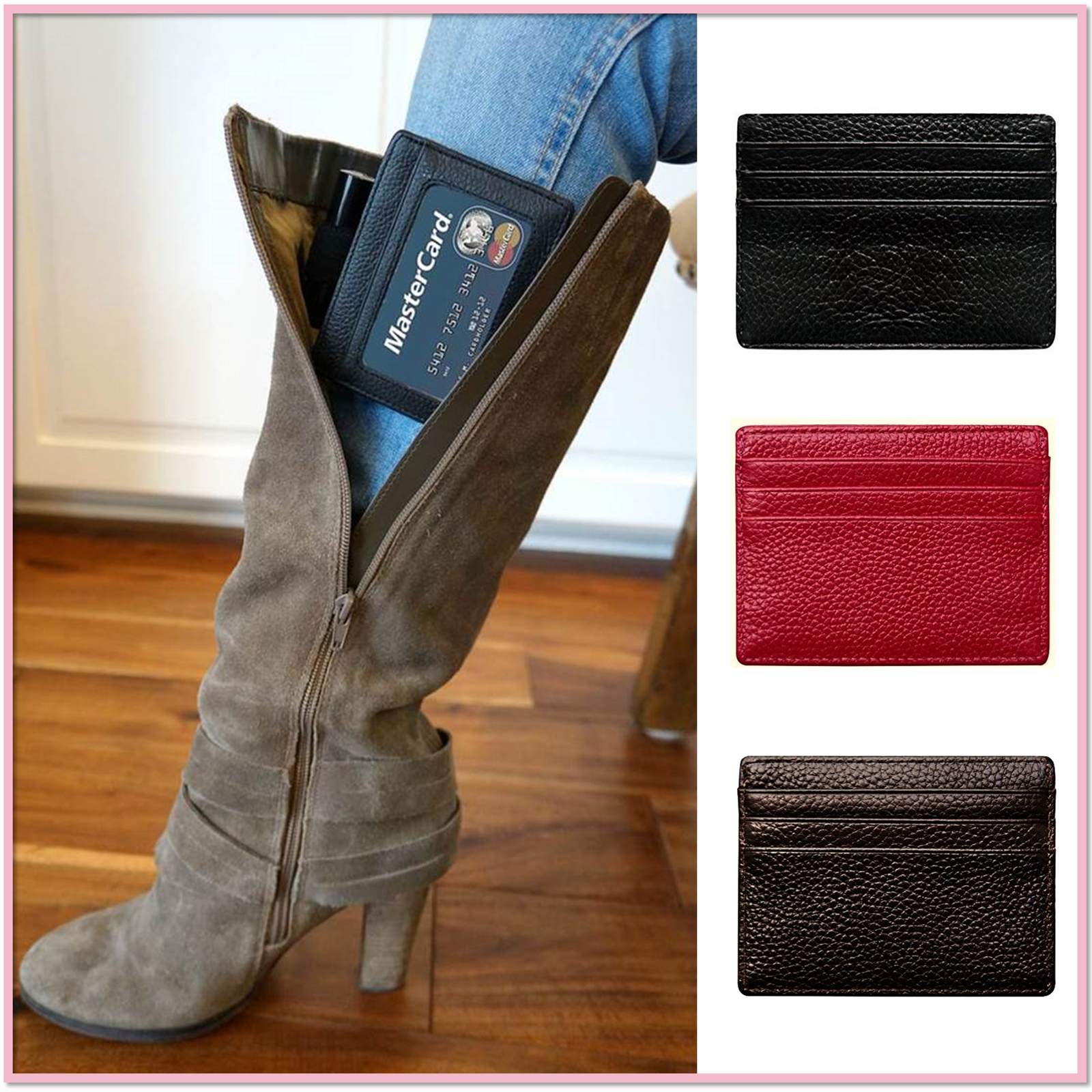 The Boot Wallet™ - Hidden, Secure Slim Wallet - Boottique