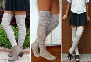 Luxe Legs™ Heathered Thigh-Highs - Boottique