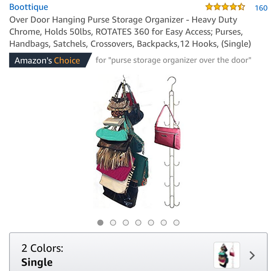 Purse Stax™ Purse Hanger -  Purse and Handbag Vertical Organizer - Amazon's Choice - Boottique