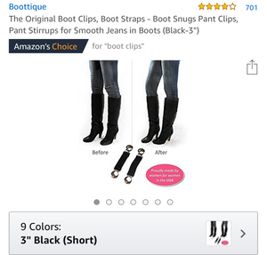 Boot Snugs™ Pant Clips - Boottique