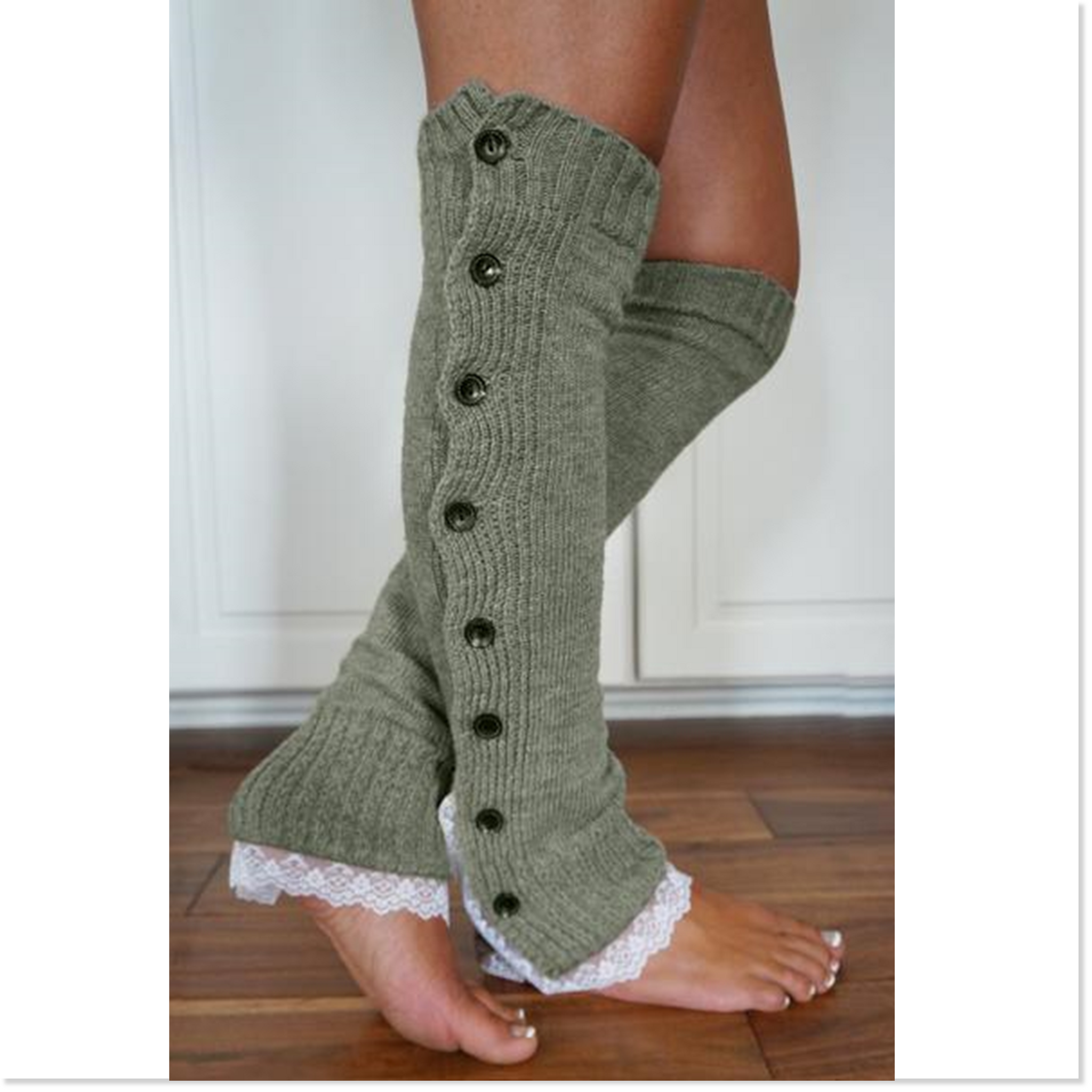 Leg Warmers - Charcoal Luxe Knit – JOAH BROWN®