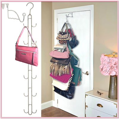 An Easy & Inexpensive Way to Organize All Your Purses in Your Closet