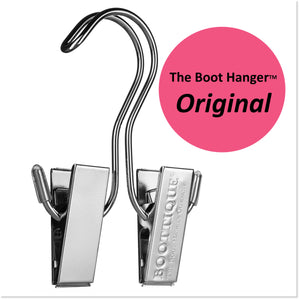 The Boot Rack™ (White Rack + 6 Boot Hangers) - Boottique