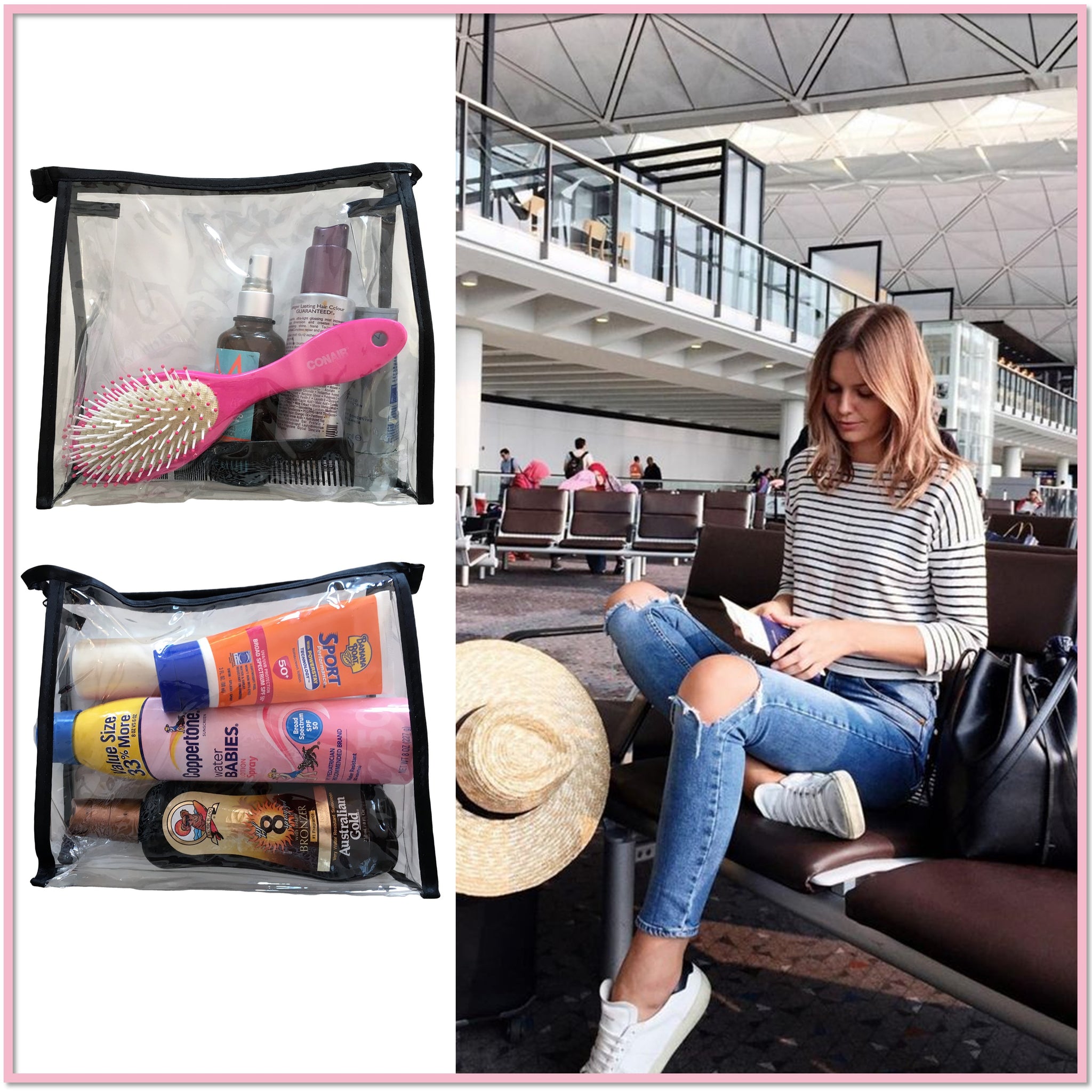 Travel Accessories Mini Bag (Clear)